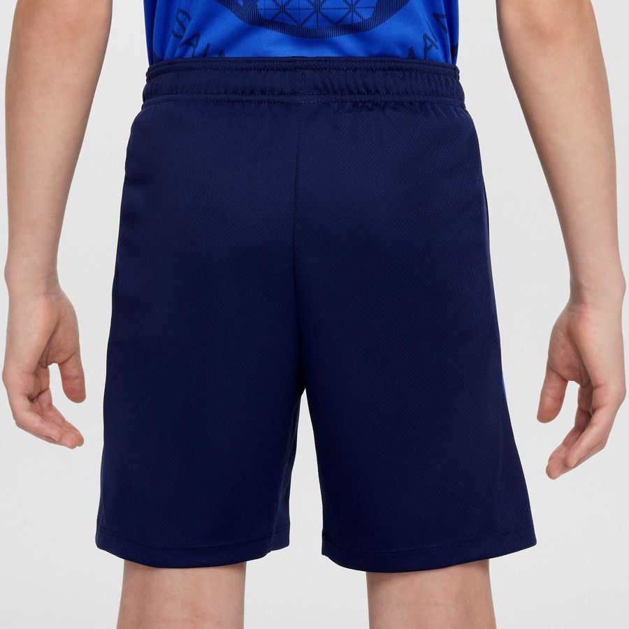 Paris Saint Germain Training Shorts Dri-FIT Strike - Midnight Navy/Hyper Royal/White Kids-SoccerKits Hub | Buy Soccer Jerseys Online